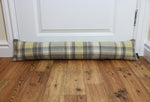 Carica l&#39;immagine nel visualizzatore di Gallery, McAlister Textiles Heritage Yellow + Grey Tartan Draught Excluder Draught Excluders 
