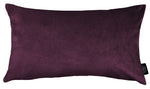 Carica l&#39;immagine nel visualizzatore di Gallery, McAlister Textiles Matt Aubergine Purple Velvet Modern Look Plain Cushion Cushions and Covers 
