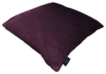 Carica l&#39;immagine nel visualizzatore di Gallery, McAlister Textiles Matt Aubergine Purple Velvet Modern Look Plain Cushion Cushions and Covers 
