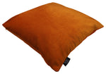 Carica l&#39;immagine nel visualizzatore di Gallery, McAlister Textiles Matt Burnt Orange Velvet Modern Look Plain Cushion Cushions and Covers 
