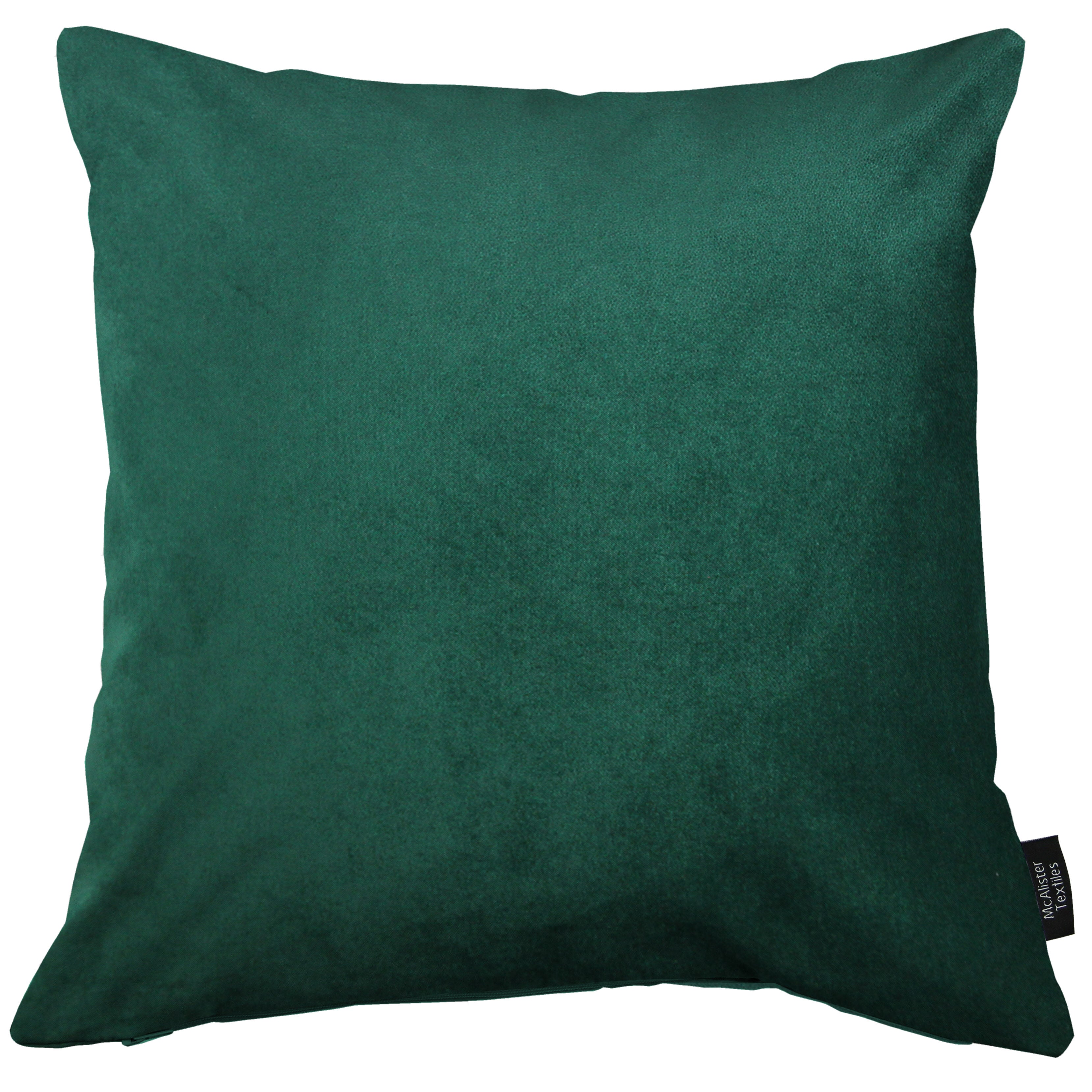 McAlister Textiles Matt Emerald Velvet Modern Look Plain Cushion Cushions and Covers 