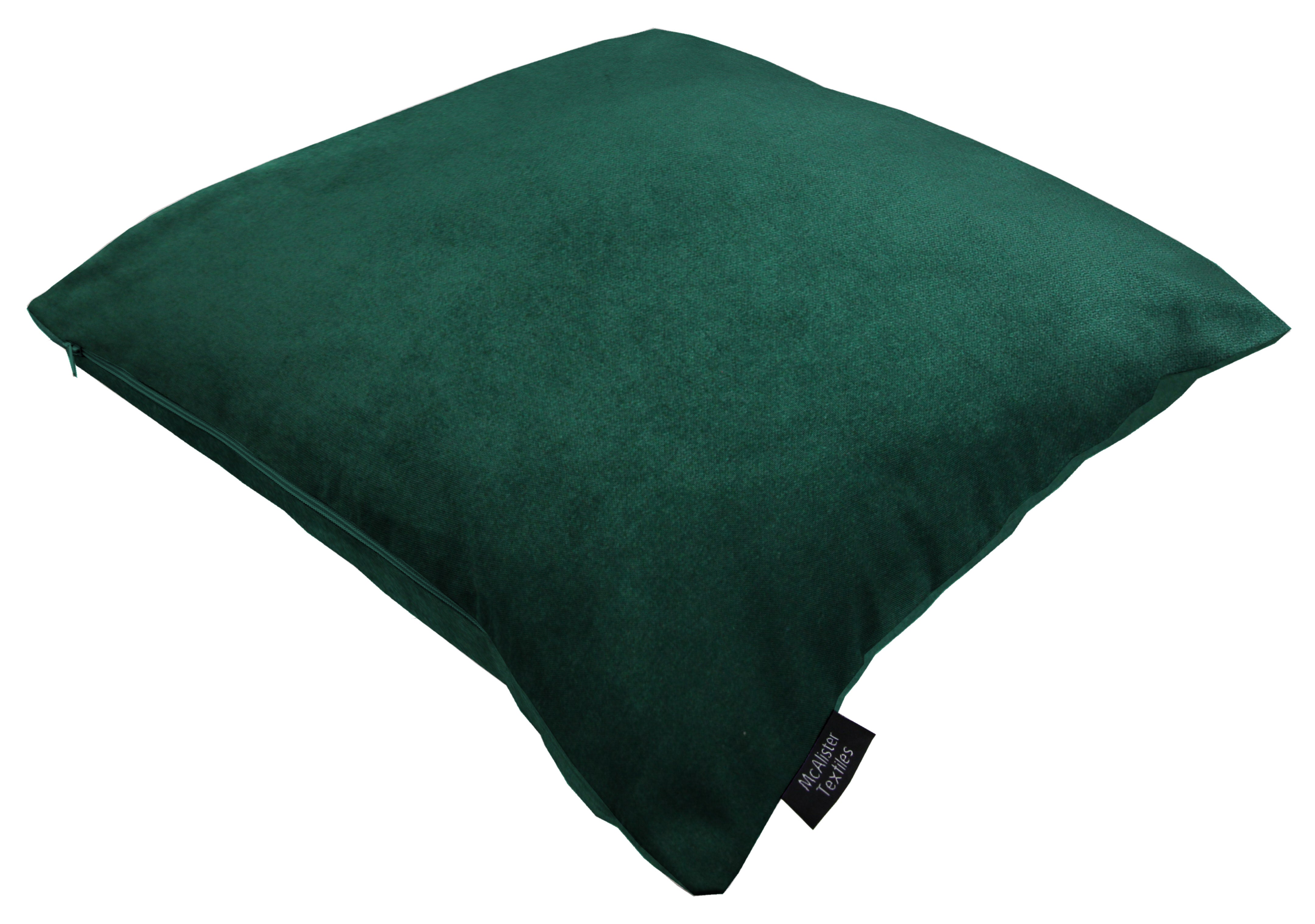 McAlister Textiles Matt Emerald Velvet Modern Look Plain Cushion Cushions and Covers 