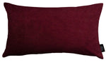Carica l&#39;immagine nel visualizzatore di Gallery, McAlister Textiles Matt Wine Red Velvet Modern Look Plain Cushion Cushions and Covers 
