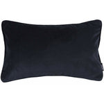 Carica l&#39;immagine nel visualizzatore di Gallery, McAlister Textiles Matt Black Piped Velvet Cushion Cushions and Covers 
