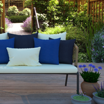 Carica l&#39;immagine nel visualizzatore di Gallery, McAlister Textiles Sorrento Navy Blue Outdoor Pillows Pillow 
