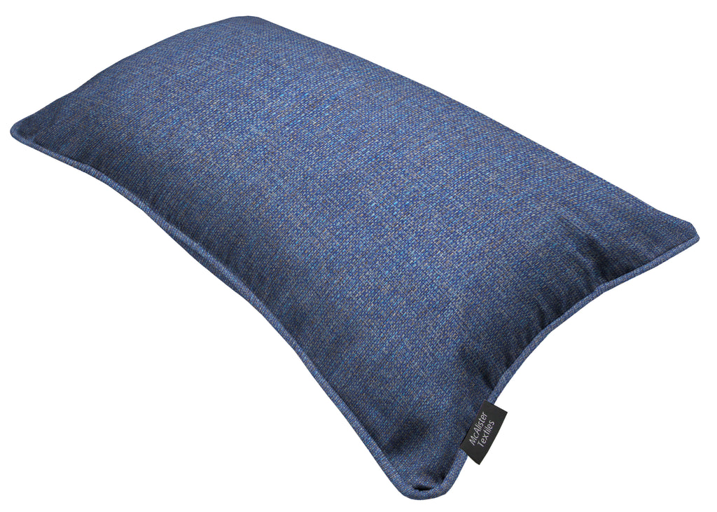 McAlister Textiles Roma Blue Piped Cushion Cushions and Covers 