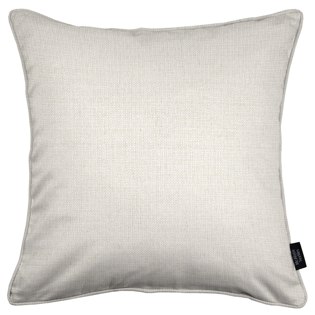 McAlister Textiles Roma Cream Piped Cushion Cushions and Covers 