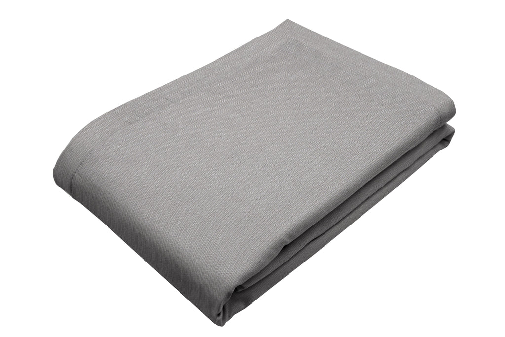 McAlister Textiles Roma Light Grey Bed Runners Throws and Runners Bed Runner 50cm x 165cm 