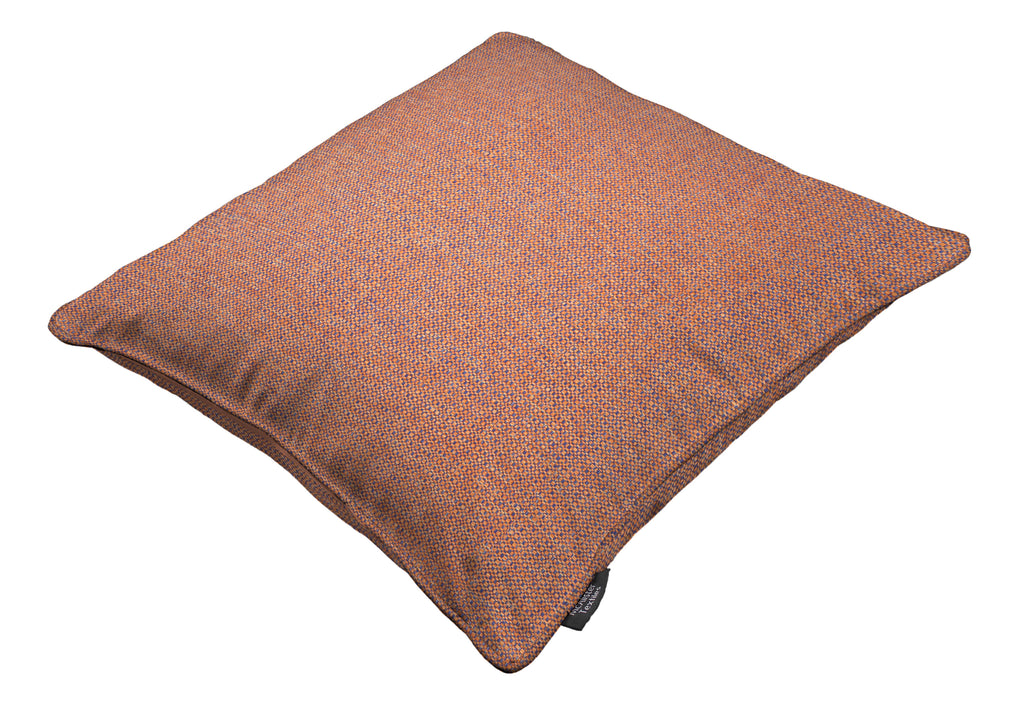 McAlister Textiles Roma Terracotta Piped Cushion Cushions and Covers Cover Only 43cm x 43cm 