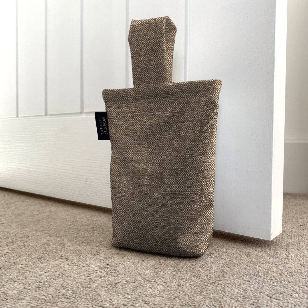 McAlister Textiles Roma Brown Doorstop Doorstops 