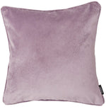 Carica l&#39;immagine nel visualizzatore di Gallery, McAlister Textiles Matt Lilac Purple Velvet 43cm x 43cm Piped Cushion Sets Cushions and Covers 
