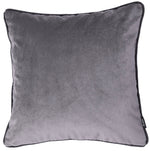 Carica l&#39;immagine nel visualizzatore di Gallery, McAlister Textiles Matt Soft Silver Velvet 43cm x 43cm Contrast Piped Cushion Sets Cushions and Covers 
