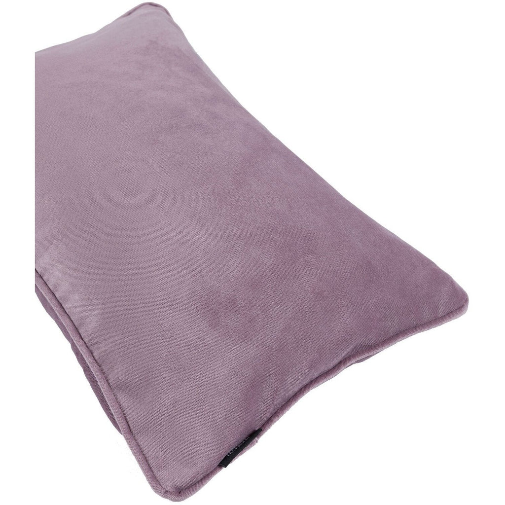 McAlister Textiles Matt Lilac Purple Piped Velvet Cushion Cushions and Covers 