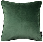 Carica l&#39;immagine nel visualizzatore di Gallery, McAlister Textiles Matt Moss Green Velvet 43cm x 43cm Piped Cushion Sets Cushions and Covers 
