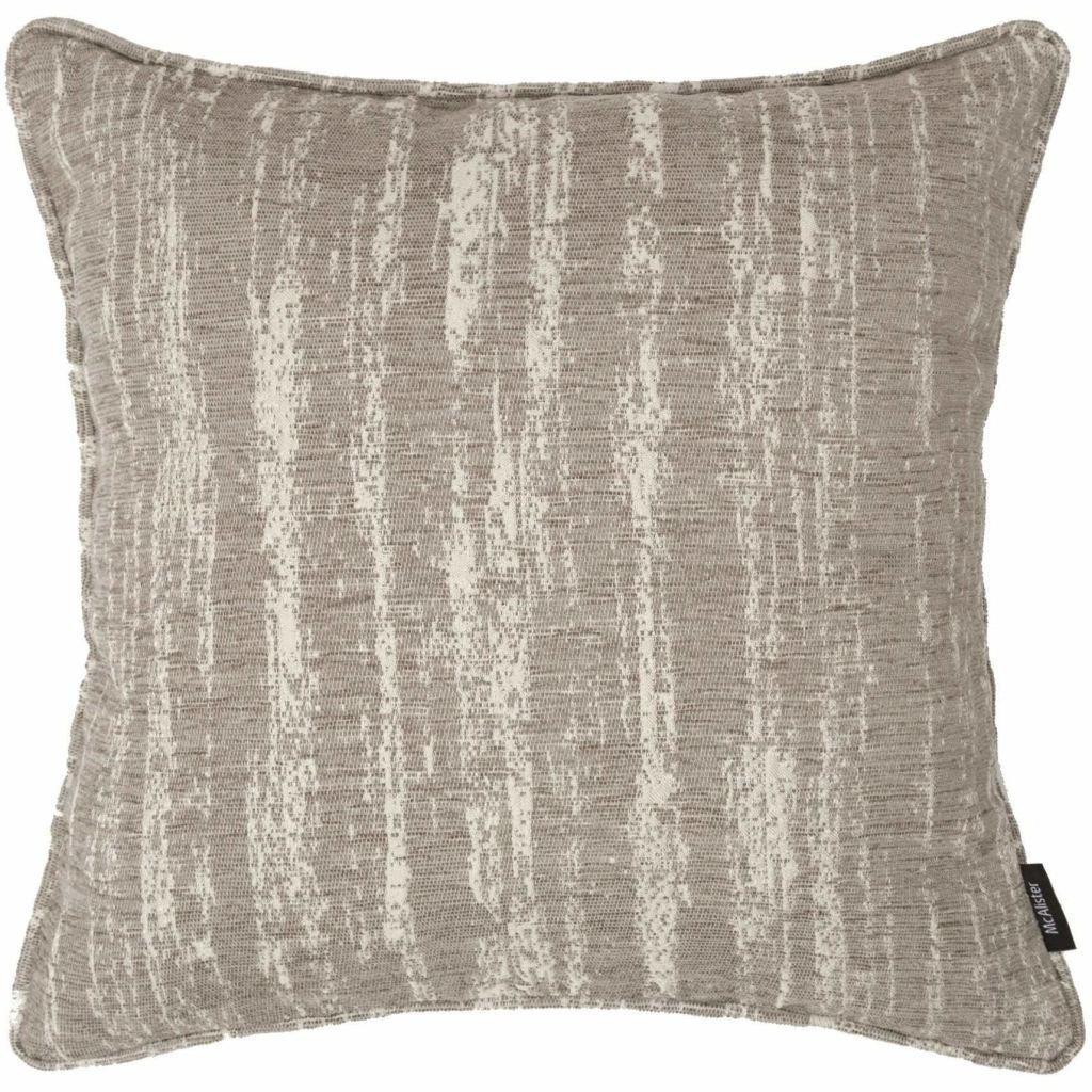 McAlister Textiles Textured Chenille Silver Grey Cushion Cushions and Covers Cover Only 43cm x 43cm 