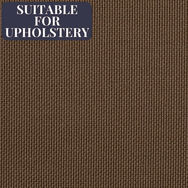 McAlister Textiles Sorrento Plain Chocolate Outdoor Fabric Fabrics 1 Metre 