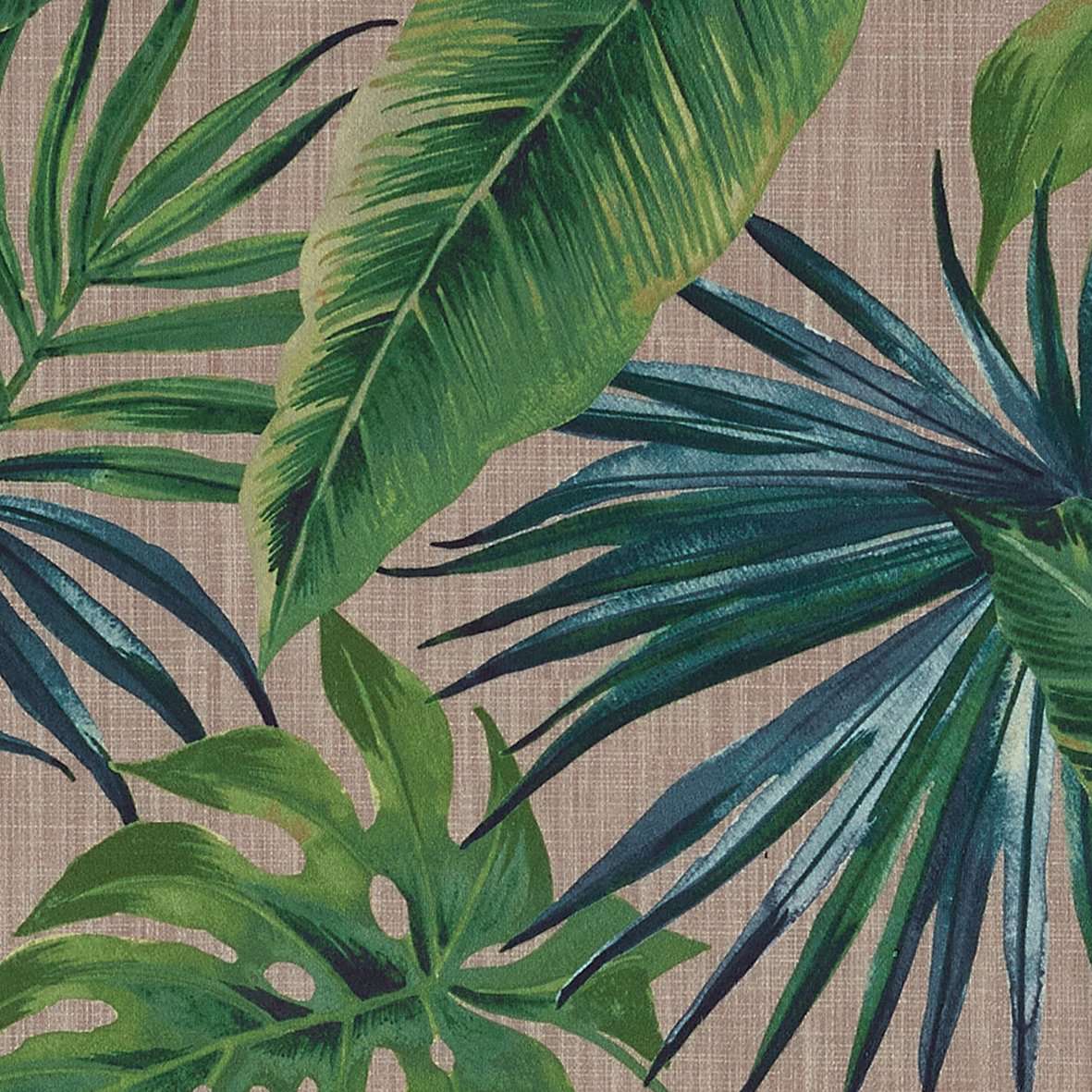 McAlister Textiles Palm Leaf New Printed Velvet Fabric Fabrics 