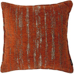 Carica l&#39;immagine nel visualizzatore di Gallery, McAlister Textiles Textured Chenille Burnt Orange Cushion Cushions and Covers Polyester Filler 60cm x 60cm 
