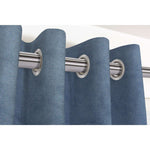 Carica l&#39;immagine nel visualizzatore di Gallery, McAlister Textiles Matt Petrol Blue Velvet Curtains Tailored Curtains 
