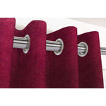 Carica l&#39;immagine nel visualizzatore di Gallery, McAlister Textiles Matt Wine Red Velvet Curtains Tailored Curtains 
