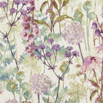 Carica l&#39;immagine nel visualizzatore di Gallery, McAlister Textiles Wildflower Pastel Purple Linen Fabric Fabrics 1 Metre 
