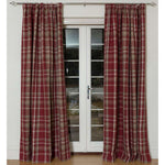 Carica l&#39;immagine nel visualizzatore di Gallery, McAlister Textiles Heritage Tartan Red + White Curtain Fabric Fabrics 
