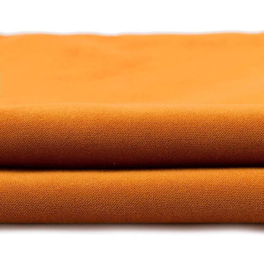 McAlister Textiles Matt Burnt Orange Velvet Fabric Fabrics 