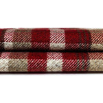 Carica l&#39;immagine nel visualizzatore di Gallery, McAlister Textiles Heritage Tartan Red + White Curtain Fabric Fabrics 
