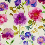 Carica l&#39;immagine nel visualizzatore di Gallery, McAlister Textiles Renoir Floral Violet Purple Velvet Fabric Fabrics 1 Metre 
