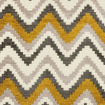 Carica l&#39;immagine nel visualizzatore di Gallery, McAlister Textiles Navajo Yellow+ Grey Striped Fabric Fabrics 1 Metre 
