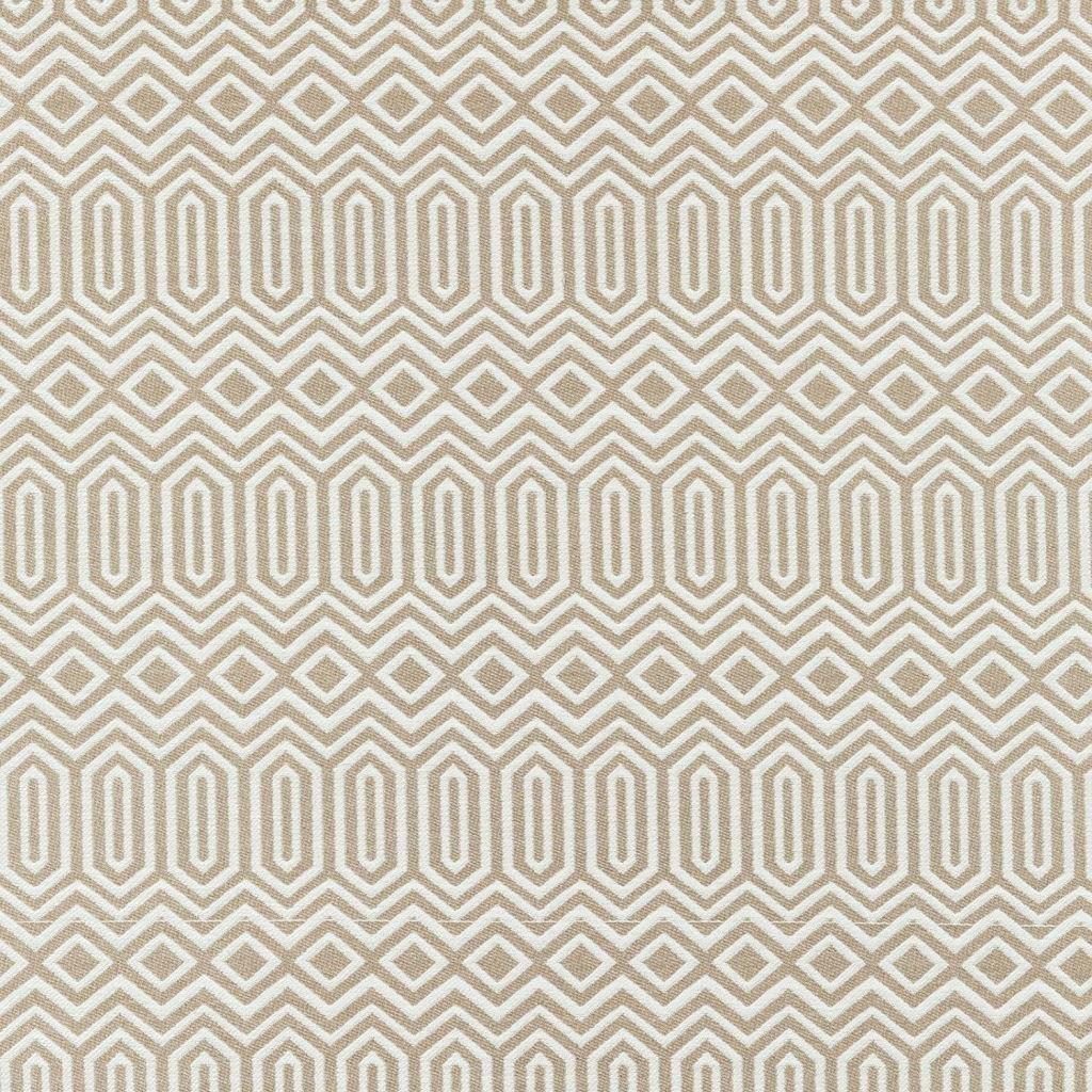 McAlister Textiles Colorado Geometric Taupe Beige Fabric Fabrics 1 Metre 