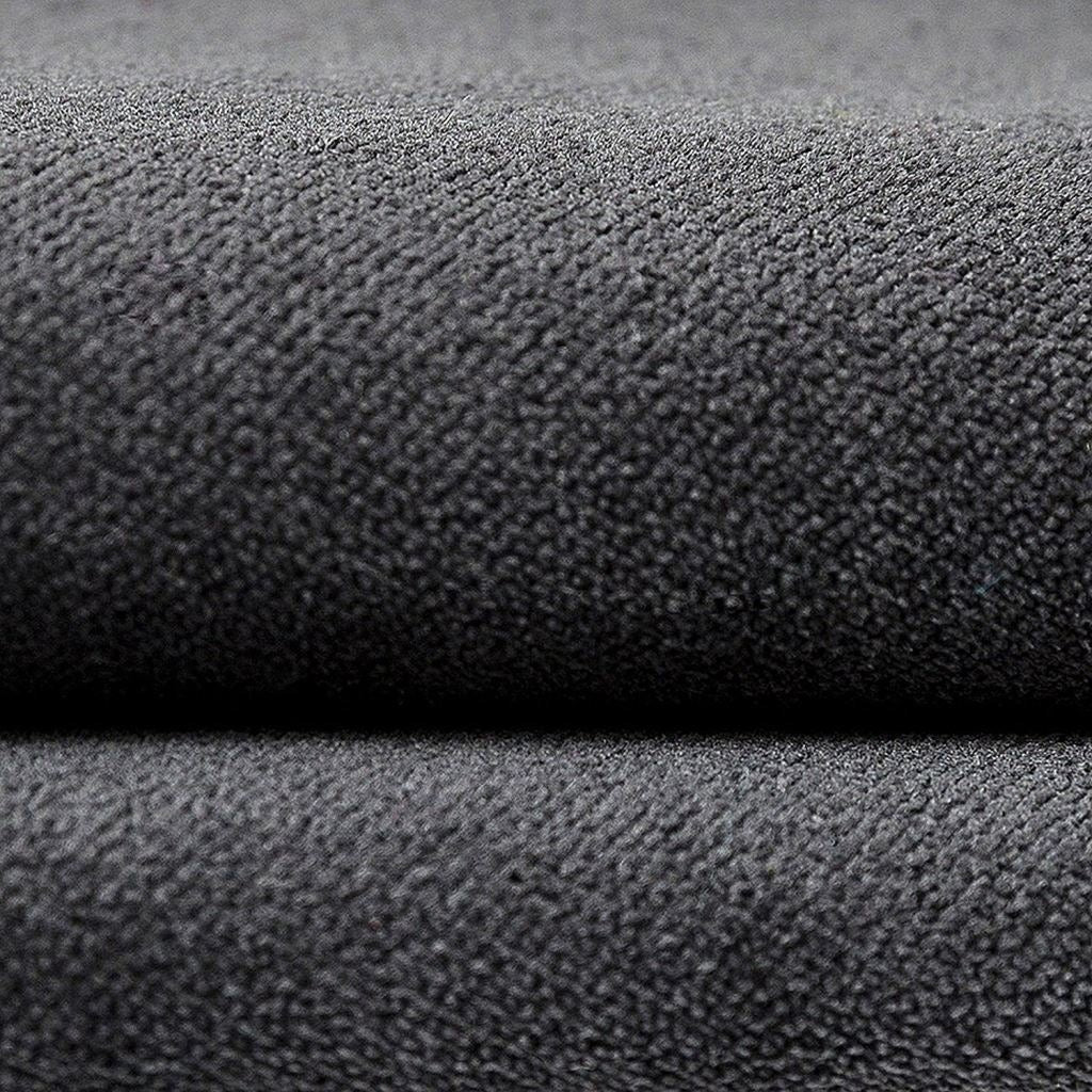 Dark Grey Solid Cotton Velvet Fabric at Rs 63.20