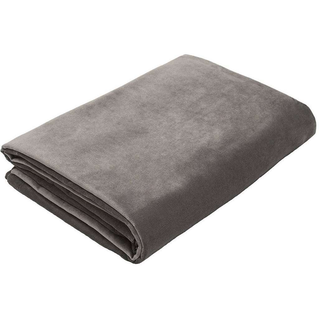 McAlister Textiles Matt Soft Silver Velvet Throw Blankets & Runners Throws and Runners Regular (130cm x 200cm) 