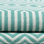 Carica l&#39;immagine nel visualizzatore di Gallery, McAlister Textiles Colorado Geometric Duck Egg Blue Fabric Fabrics 
