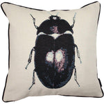 Carica l&#39;immagine nel visualizzatore di Gallery, McAlister Textiles Bug&#39;s Life Black Beetle Cushion Cushions and Covers Cover Only 
