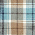 Carica l&#39;immagine nel visualizzatore di Gallery, McAlister Textiles Angus Duck Egg Blue Tartan Check Curtain Fabric Fabrics 
