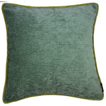 Carica l&#39;immagine nel visualizzatore di Gallery, McAlister Textiles Plain Chenille Contrast Piped Duck Egg Blue + Green Cushion Cushions and Covers Cover Only 43cm x 43cm 
