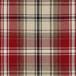 Carica l&#39;immagine nel visualizzatore di Gallery, McAlister Textiles Angus Red + White Tartan Check Curtain Fabric Fabrics 1/2 Metre 
