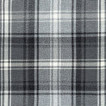 Carica l&#39;immagine nel visualizzatore di Gallery, McAlister Textiles Angus Charcoal Grey Tartan Check Curtain Fabric Fabrics 
