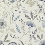 Carica l&#39;immagine nel visualizzatore di Gallery, McAlister Textiles Florence Powder Blue Floral Printed Fabric Fabrics 1/2 Metre 
