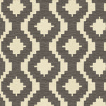 Carica l&#39;immagine nel visualizzatore di Gallery, McAlister Textiles Arizona Geometric Charcoal Grey Fabric Fabrics 1 Metre 
