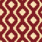 Carica l&#39;immagine nel visualizzatore di Gallery, McAlister Textiles Arizona Geometric Red Fabric Fabrics 1 Metre 
