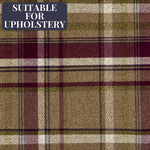 Carica l&#39;immagine nel visualizzatore di Gallery, McAlister Textiles Heritage Tartan Purple + Green Curtain Fabric Fabrics 1/2 Metre 
