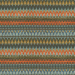 Carica l&#39;immagine nel visualizzatore di Gallery, McAlister Textiles Curitiba Aztec Orange + Teal Fabric Fabrics 1 Metre 
