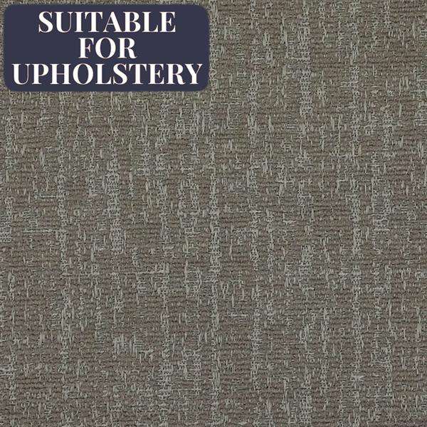 McAlister Textiles Eternity Grey Chenille Fabric Fabrics 1/2 Metre 