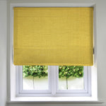 Carica l&#39;immagine nel visualizzatore di Gallery, McAlister Textiles Harmony Ochre Yellow Textured Roman Blinds Roman Blinds Standard Lining 130cm x 200cm Ochre Yellow
