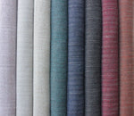 Carica l&#39;immagine nel visualizzatore di Gallery, McAlister Textiles Hamleton Rustic Linen Blend Navy Blue Plain Fabric Fabrics 
