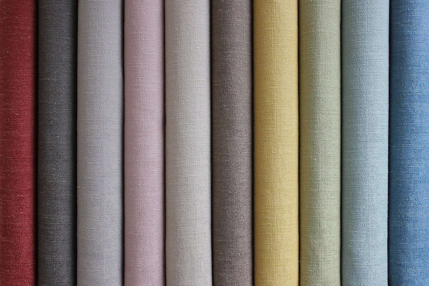 McAlister Textiles Harmony Linen Blend Soft Blush Textured Fabric Fabrics 