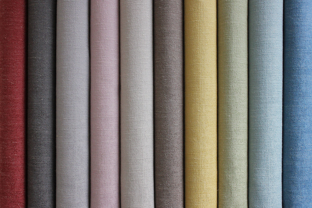 McAlister Textiles Harmony Taupe Textured Roman Blinds Roman Blinds 
