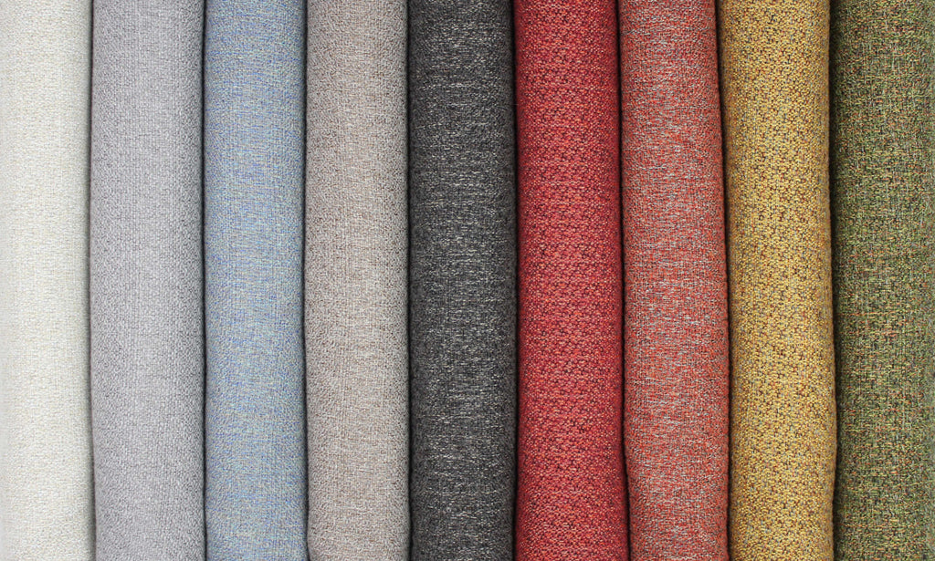 McAlister Textiles Highlands Rustic Plain Terracotta Fabric Fabrics 